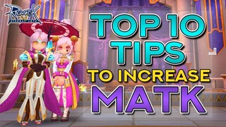 TOP 10 TIPS TO INCREASE MATK (no gacha) | Ragnarok Mobile Eternal Love