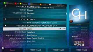 guitar hero warriors of rock again