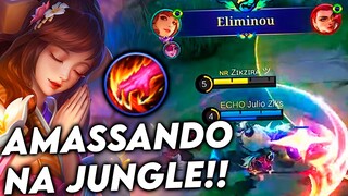 ACABANDO COM O JOGO NA SELVA - GUINEVERE GAMEPLAY | Mobile Legends