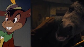 Pinocchio Donkey Transformation Comparison￼