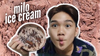 DIY MILO ICE CREAM! (PWEDE GAWING BUSINESS) | Marcus Chleone