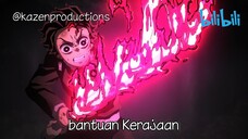 HATENGU VS TANJIRO (PART 2) - DEMON SLAYER - MALAY DUB