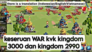 keseruan KVK 2 KINGDOM 3000 VS 2995 !! ? rise of kingdom Indonesia🇮🇩