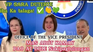 WOW OFFICE OF THE VICE PRESIDENT MAS PINALAWAK | MAS MARAMI MATUTULUNGAN #VPSARADUTERTE #SARADUTERTE