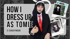 【 Hijab Cosplay 】 How I Dress Up as Tomie「Junji Ito: Collection」 ©sunshymoon