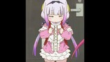 Kanna popps out her horns and tail