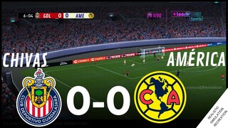 Chivas 0-0 América Highlights  | Liga MX Clausura 2024 | ⚽ Simulación de Video Juego