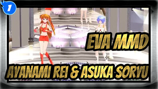 Bad Apple / Ayanami Rei / Asuka Soryu | EVA MMD_1