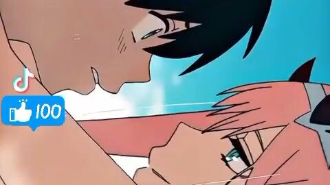 Anime Kiss Scenes . Darling in the FRANXX is Kawaii