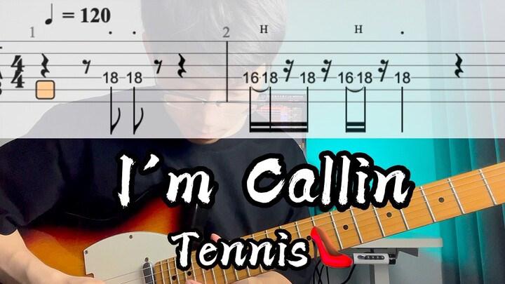 【洪杰吉他教学】幸子小姐拜托了！《I'm Callin'》Tennis吉他谱