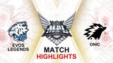 EVOS Legends vs Onic HIGHLIGHTS MPL ID S11 | ONIC vs EVOS
