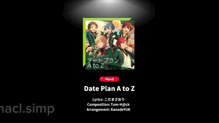 Date Plan A to Z - Ritsu Solo as Natsume