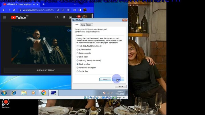 Wish Ko Lang Patay Ang Asul na Screen ng Kamatayan