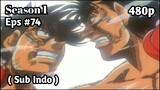 Hajime no Ippo Season 1 - Episode 74 (Sub Indo) 480p HD