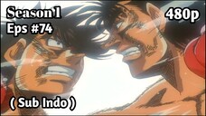 Hajime no Ippo Season 1 - Episode 74 (Sub Indo) 480p HD