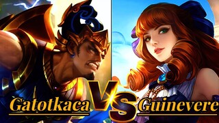Gatotkaca EXP Lane VS Guinevere🔥🔥||+Moment Buta MAP 🤭🤭
