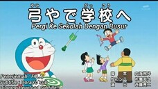 doraemon pergi ke sekolah dengan busur sub indo