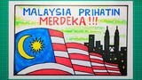 Cara melukis poster kemerdekaan malaysia prihatin