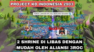 RISE OF KINGDOM 2903 ALIANSI TOP 3ROC KESERUAN MENGAMBIL SHRINE#2903 #project #riseofkingdoms