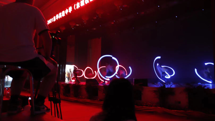 Donghua Senior High School 2021 Orientation Party WOTA Art Performance "Monster" Super Hot Live!!!