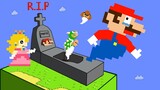 Mario After Death | R.I.P Super Mario Bros | Mario Sad Story Moment | Game Animation