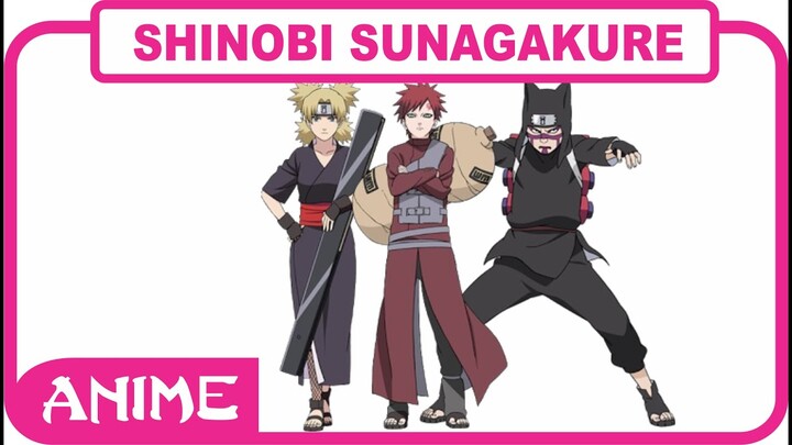 5 SHINOBI SUNAGAKURE TERKUAT di NARUTO