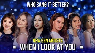 When I look at you | WHO SANG IT BETTER? | Elha × Zephanie × Lyca × Lie × Janine × Chloe × Sheena...