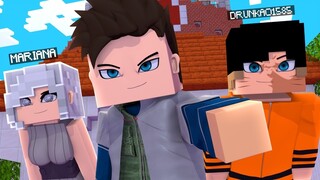 NOVA SÉRIE DE NARUTO 𝗡𝗢 MINECRAFT POCKET EDITION !! NARUTO 5D VILA 𝗘𝗣. 1 ‹ Ine ›