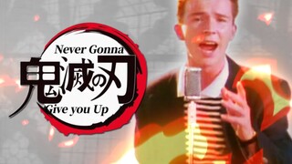 [Rickroll] Chế Rick Astley hát "Hoa Sen Đỏ" (Thanh Gươm Diệt Quỷ)