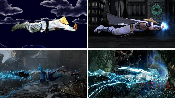 Evolution of Raiden's Electric Fly (1992-2023)