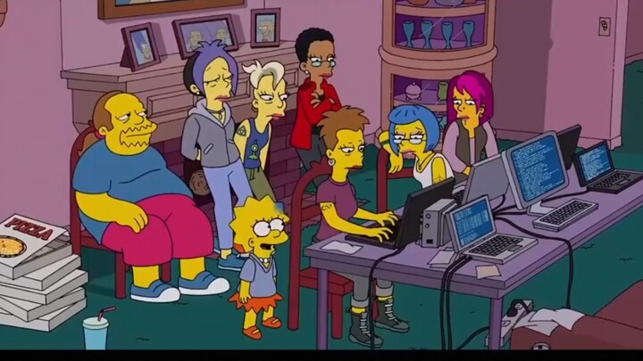 The Simpsons: Genius Lisa meneliti platform konsekuensi #simpsonseries #simpsons #anime