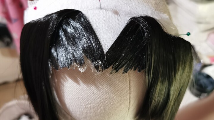Pembuatan Wig Cosplay】Pembuatan poni yang indah