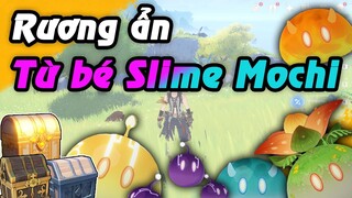 Rương ẩn từ những bé Slime Mochi siêu dễ thương ở Liyue | Hidden Chest Genshin Impact