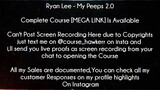Ryan Lee Course  My Peeps 2.0 Download