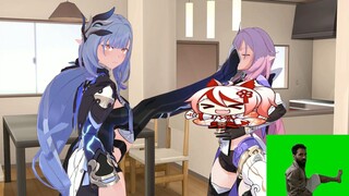 [Honkai Impact 3MMD] Slippers (stick) Superman erosion Ai Li