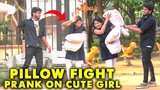 Pillow Fight Prank on Cute Girl | Bangalore Prank | Nellai360*