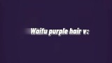 Waifu rambut ungu ver gue||😁👍🏻