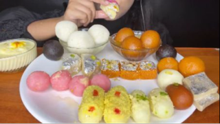 ASMR RASGULLA,RASMALAI,GUALABJAMUN món ăn Ấn Độ#amthuc #monngon