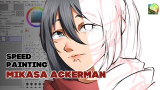 SpeedPaint - Mikasa Ackerman (Attack on Titan)