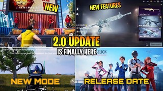 Release Date PUBG 2.0 Update | Upgradable Guns New Feature |New Collab, New Mode