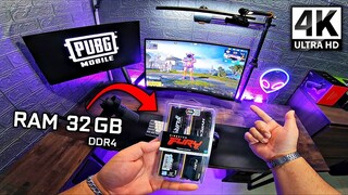 อัพเกรดแรม 32GB เล่นเกม PUBG MOBILE 90 FPS บนคอมอีมูเลเตอร์ Gameloop Ultra HDR 4K (POV ASMR😴)