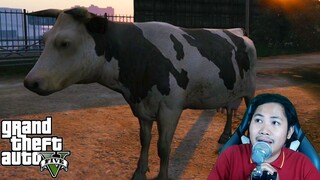 LUCU ! Jadi Sapi Di GTA V