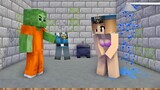 Monster School - PRISON BREAK - Sad Story Minecraft Animation