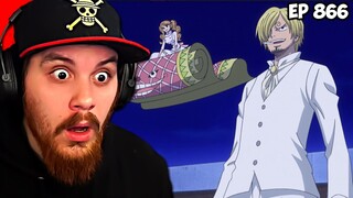 One Piece Episode 866 REACTION | Sanji, the Man Who'll Stop the Emperor of the Sea!