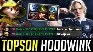 when TOPSON use his HOODWINK in SEA server