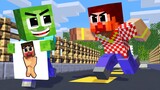 Monster School : Poor Baby Zombie and Rich Herobrine Grandmother - Sad Story - Minecraft Animation