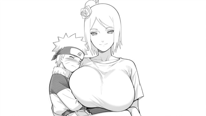 "Little Naruto and Little Nan"