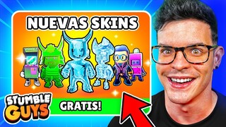 ¡GRATIS! NUEVAS SKINS *DIAMANTE* EN STUMBLE GUYS 0.50!