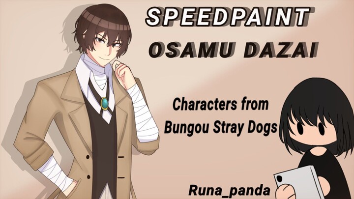 Maniak bundir 😱- Speedpaint Osamu Dazai From Bungou Stray Dogs (part 1) ~art~
