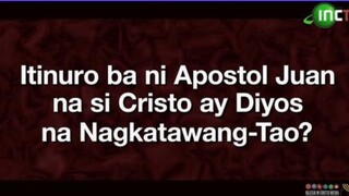 Itinuro ba ni Aposto Juan na si Cristo ay Diyos na Nagkatawang Tao